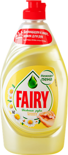 Средство для мытья посуды FAIRY Нежные руки Ромашка и витамин Е, 450мл, изображение