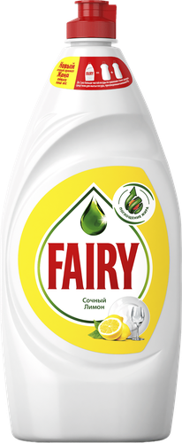 Средство для мытья посуды FAIRY Сочный лимон, 900мл, вид