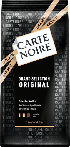 Кофе зерновой CARTE NOIRE натуральный жареный, 800г, крупный план