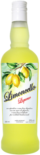 Ликер LIMONCELLO Лимончелло десертный, 25%, 0.5л, фото