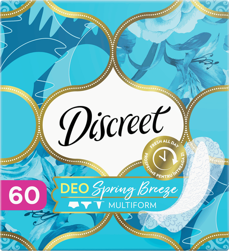 Прокладки ежедневные DISCREET Multiform Deo Spring Breeze, 60шт, фотография