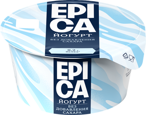 Йогурт EPICA Натуральный 6%, без змж, 130г, изображение