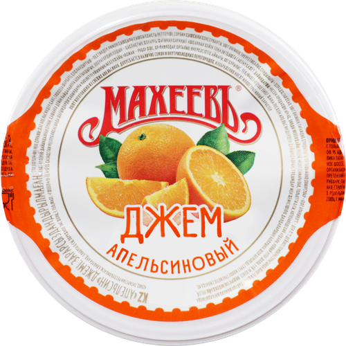 Джем МАХЕЕВЪ Апельсиновый, 400г, детальное фото
