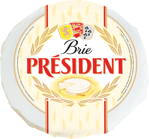 Сыр мягкий PRESIDENT Brie 60%, без змж, весовой, вид