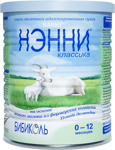 Смесь НЭННИ Классика на основе козьего молока, с 0 месяцев, 800г, вид