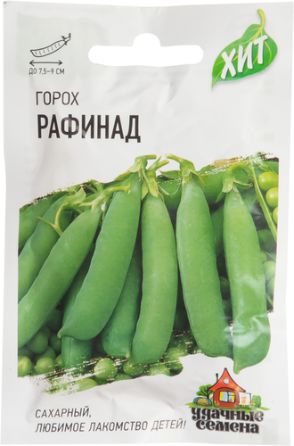 Семена ГАВРИШ Удачные семена Хит, Горох Рафинад, сахарный Арт. 1999945511, 6г, изображение