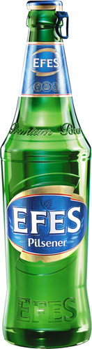 Пиво светлое EFES Pilsener пастеризованное, 5%, 0.45 л, фотография