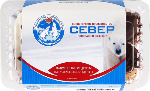 Набор пирожных СЕВЕР Северный, 220г, вид