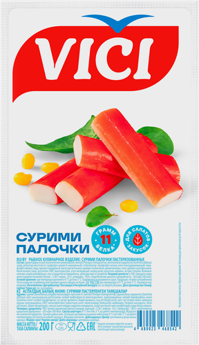 Сурими палочки VICI, 200г, фотография