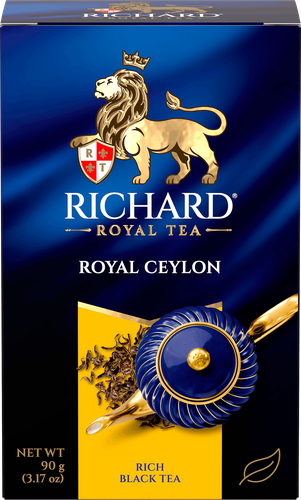 Чай черный RICHARD Royal Ceylon Цейлонский листовой, 90г, фотография