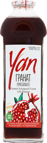 Сок YAN Гранатовый, 0.93л, фото