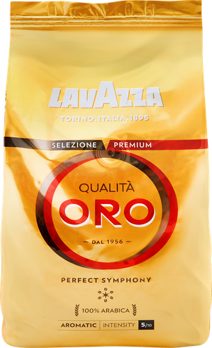 Кофе зерновой LAVAZZA Qualita Oro натуральный жареный, 1кг, вид