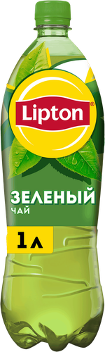 Напиток LIPTON Холодный зеленый чай негазированный, 1л, изображение