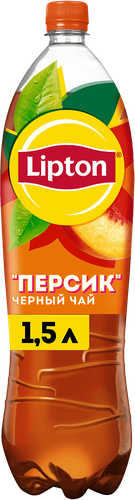 Напиток LIPTON Холодный чай со вкусом персика негазированный, 1.5л, фото
