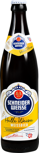 Пиво светлое SCHNEIDER Weisse Helle Weisse Weissbier Tap 01 нефильтрованное непастеризованное 4,9%, 0.5л, вид