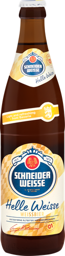 Пиво светлое SCHNEIDER Weisse Helle Weisse Weissbier Tap 01 нефильтрованное непастеризованное 4,9%, 0.5л, фото
