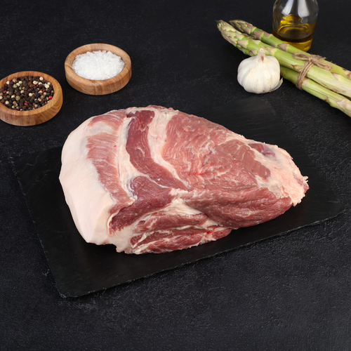 Шея свиная бескостная ЛЕНТА FRESH, весовая, крупный план