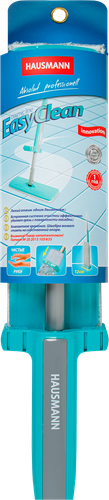 Швабра для влажной уборки пола HAUSMANN Easy clean с механизмом отжима Арт. HM-44/HM-62, крупный план