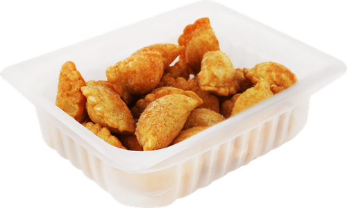 Чебурешки МОРОЗКО Жаренки с ветчиной и сыром, 300г, крупный план