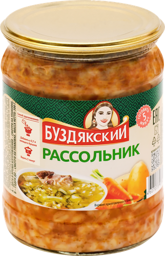 Рассольник БУЗДЯКСКИЙ, 500г, детальное фото