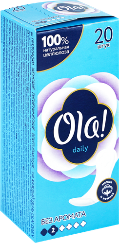 Прокладки ежедневные OLA! Daily, 20шт, вид