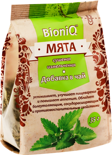 Мята сушеная BIONIQ листовая, 35г, изображение