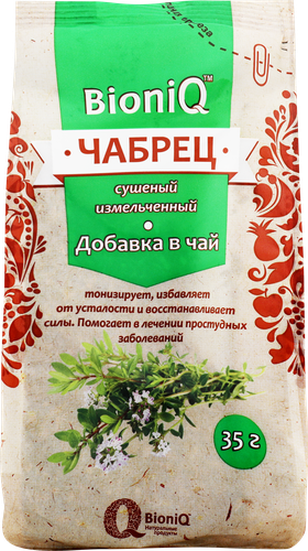 Чабрец сушеный BIONIQ листовой, 35г, фотография