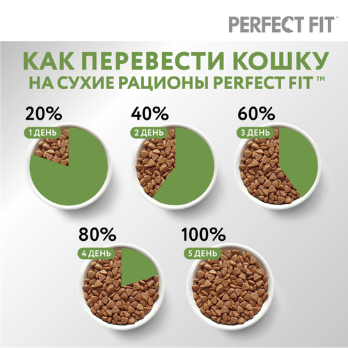 Корм сухой для кошек Perfect Fit с курицей для стерилизованных 7+, 650г, фотография