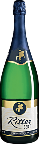 Вино игристое RITTER WINE белое сухое, 1.5л, вид