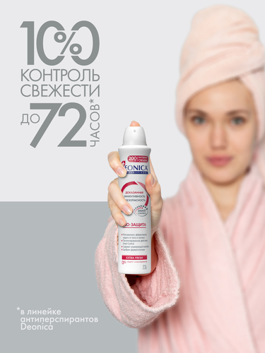 Антиперспирант-спрей женский DEONICA Pro-защита, 200мл, картинка
