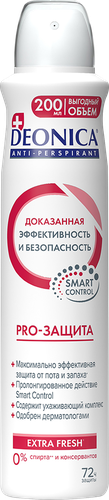 Антиперспирант-спрей женский DEONICA Pro-защита, 200мл, картинка
