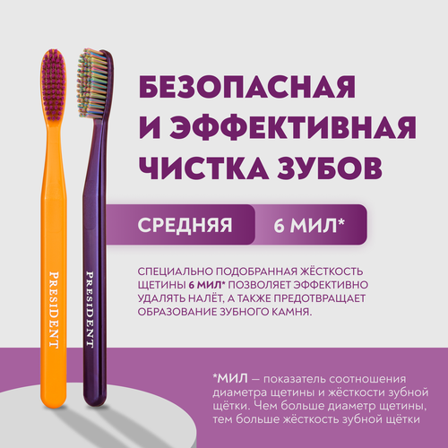 Зубная щетка PRESIDENT Exclusive, фото