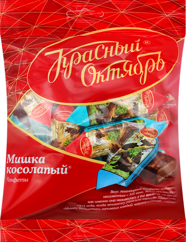Конфеты КРАСНЫЙ ОКТЯБРЬ Мишка косолапый, 200г, вид