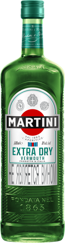 Напиток ароматизированный MARTINI Extra Dry белый экстра сухой, 0.5л, вид