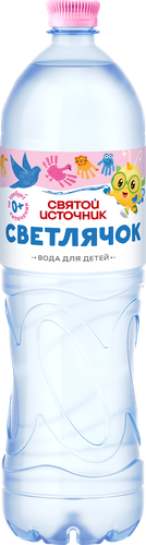 Вода детская СВЯТОЙ ИСТОЧНИК Светлячок негазированная, 1.5л, детальное фото