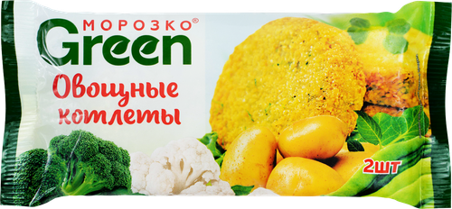 Котлеты овощные МОРОЗКО GREEN, 150г, фотография