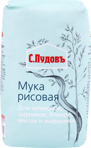 Мука рисовая С.ПУДОВЪ, 500г, детальное фото