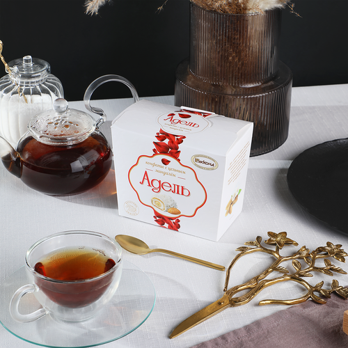 Конфеты АККОНД Адель с цельным миндалем, 150г, детальное фото