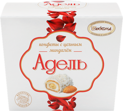 Конфеты АККОНД Адель с цельным миндалем, 150г, изображение
