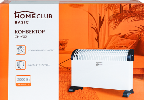 Конвектор HOMECLUB 2000Вт CH-Y02, детальное фото