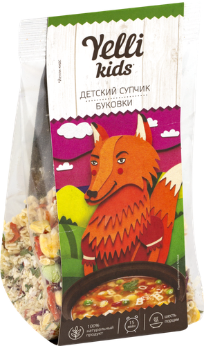 Супчик YELLI Kids Буковки, 80г, картинка