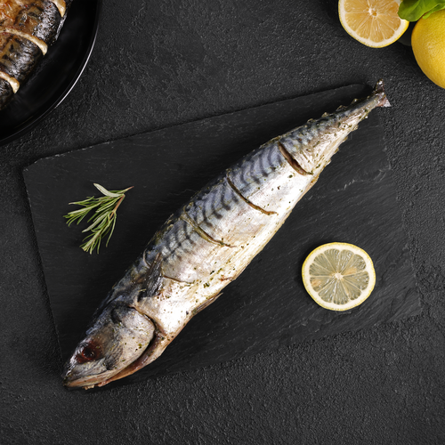 Скумбрия в маринаде с чесноком и сливками ЛЕНТА FRESH, весовая, изображение