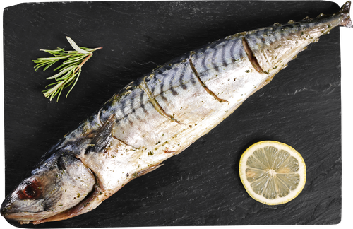 Скумбрия в маринаде с чесноком и сливками ЛЕНТА FRESH, весовая, фото