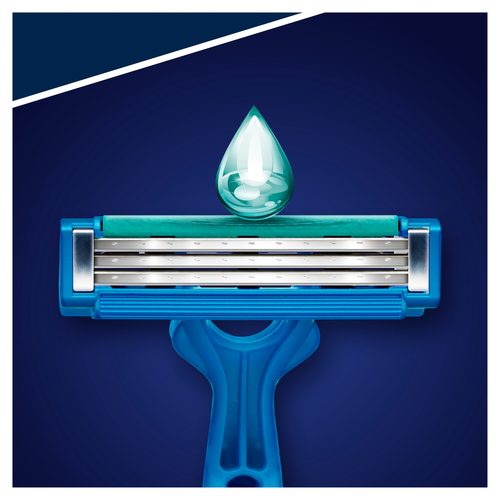 Станок для бритья одноразовый GILLETTE Blue Simple 3, 8шт, фотография