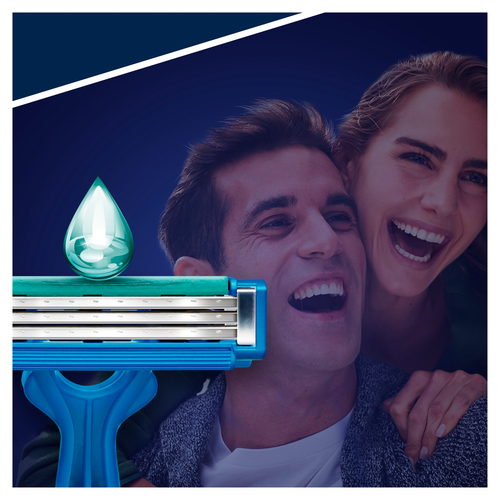 Станок для бритья одноразовый GILLETTE Blue Simple 3, 8шт, картинка