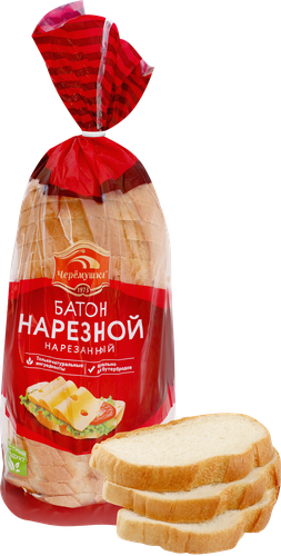 Батон ЧЕРЕМУШКИ Нарезной, 400г, крупный план