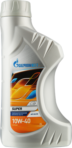 Масло моторное GAZPROMNEFT Super 10W-40 API SG/CD полусинтетическое, 1л, изображение