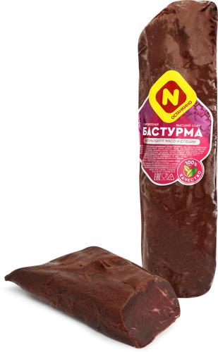 Бастурма сыровяленая ОСТАНКИНО высший сорт, весовая, изображение