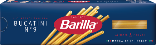 Макароны BARILLA Bucatini n.9 группа А высший сорт, 400г, картинка