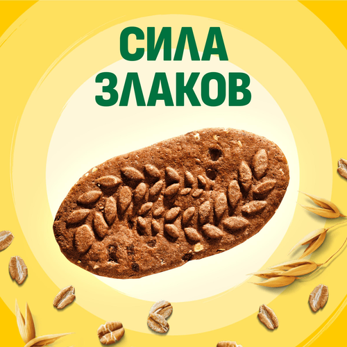 Печенье BELVITA Утреннее Какао, 225г, крупный план